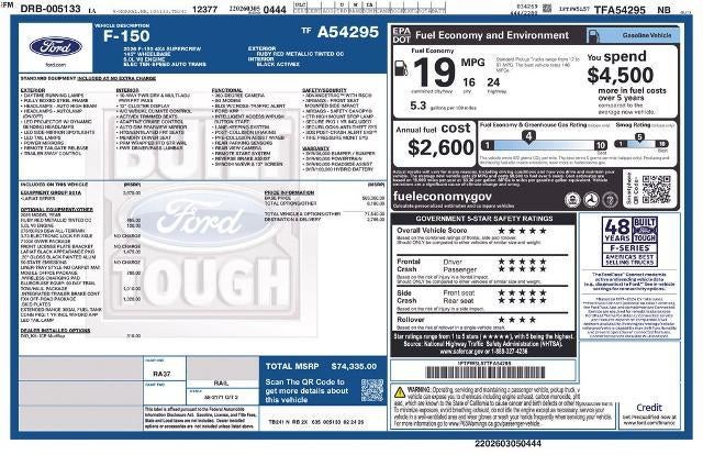 2026 Ford F-150 LARIAT 4WD SuperCrew 5.5' Box
