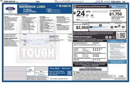 2026 Ford Maverick Lobo Standard AWD SuperCrew