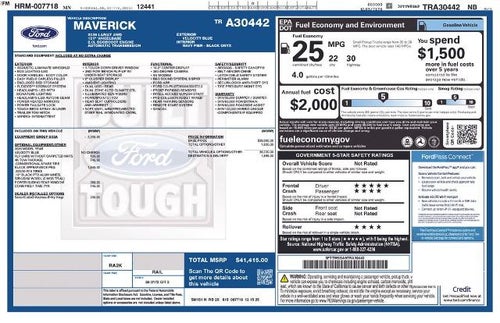 2026 Ford Maverick LARIAT AWD SuperCrew