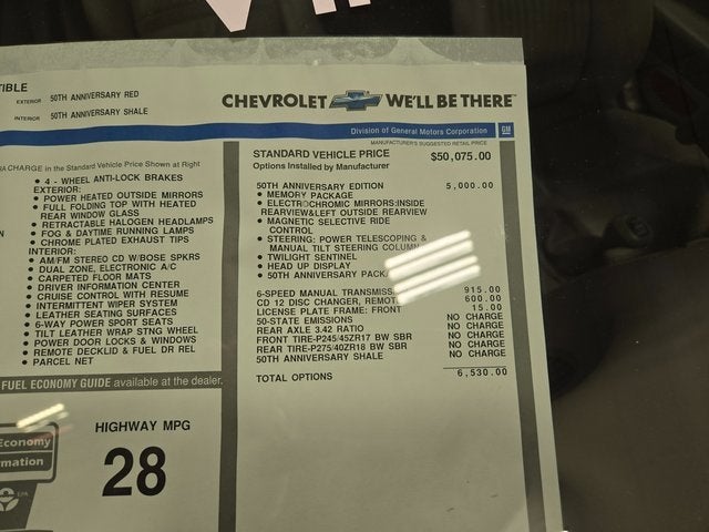 2003 Chevrolet Corvette NA