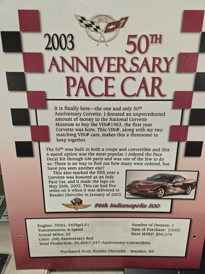 2003 Chevrolet Corvette NA