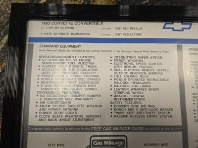 1993 Chevrolet Corvette NA