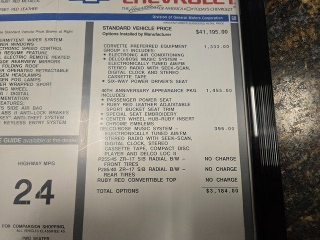 1993 Chevrolet Corvette NA