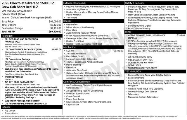 2025 Chevrolet Silverado 1500 LTZ