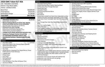 2020 GMC Yukon SLT