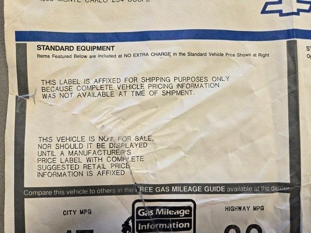 1995 Chevrolet Monte Carlo Z34