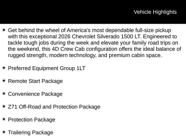 2026 Chevrolet Silverado 1500 LT