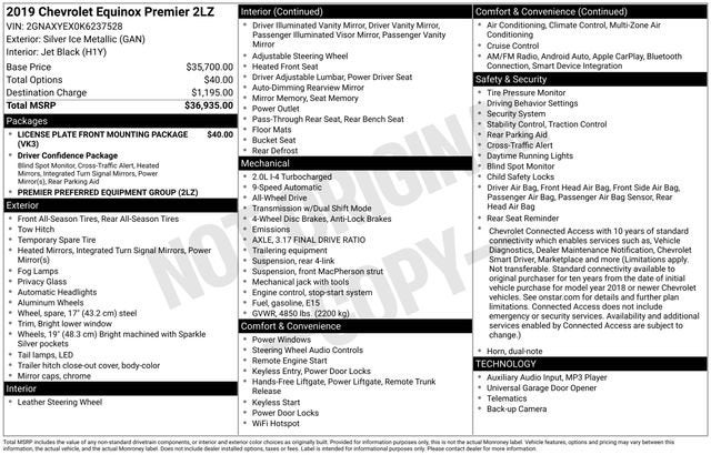 2019 Chevrolet Equinox Premier