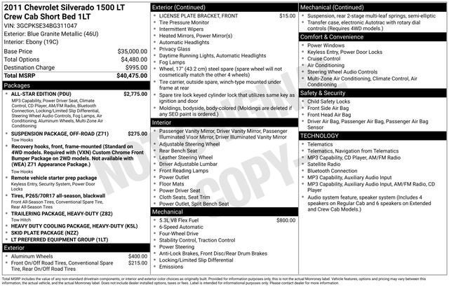 2011 Chevrolet Silverado 1500 LT