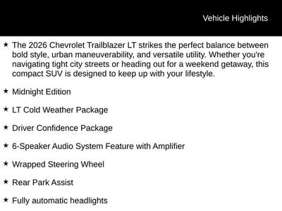 2026 Chevrolet Trailblazer LT