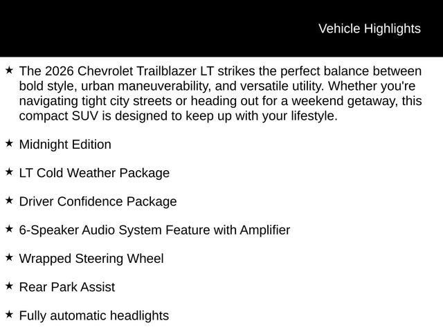 2026 Chevrolet Trailblazer LT