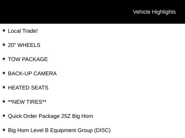 2022 RAM 1500 Big Horn/Lone Star