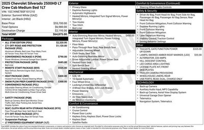 2025 Chevrolet Silverado 2500HD LT