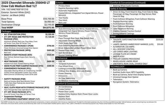 2025 Chevrolet Silverado 2500 HD LT