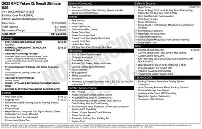 2025 GMC Yukon XL Denali Ultimate
