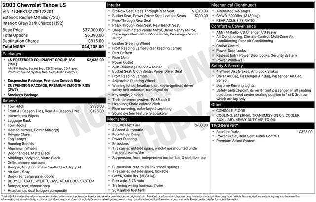 2003 Chevrolet Tahoe LS
