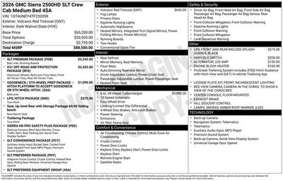 2026 GMC Sierra 2500HD SLT