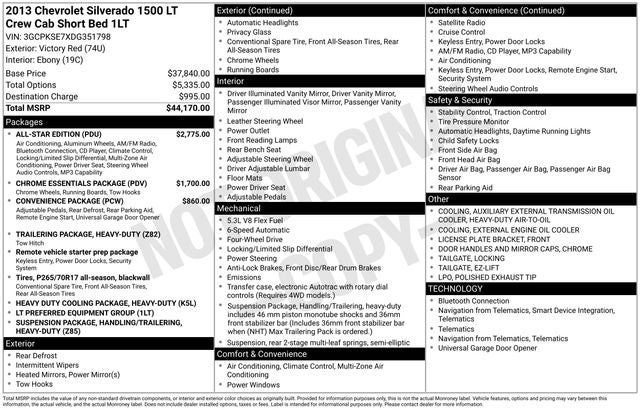 2013 Chevrolet Silverado 1500 LT