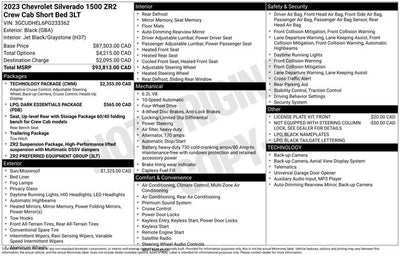 2023 Chevrolet Silverado 1500 ZR2