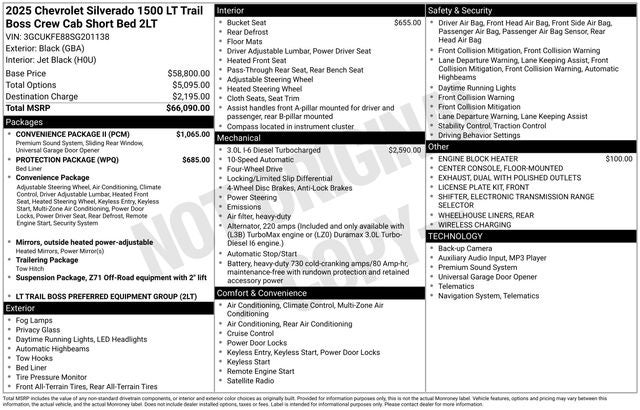 2025 Chevrolet Silverado 1500 LT Trail Boss