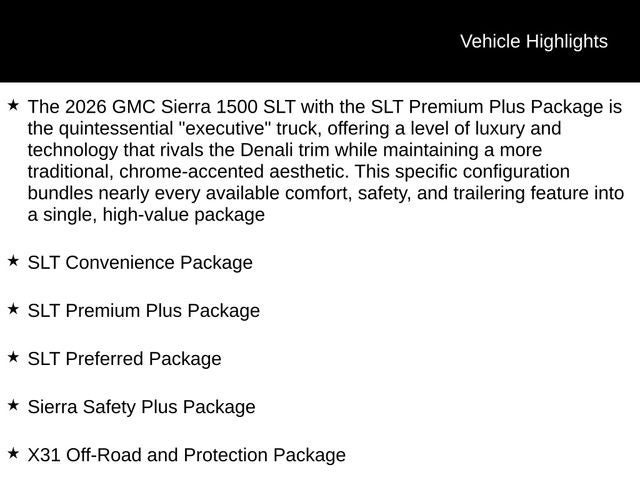2026 GMC Sierra 1500 SLT