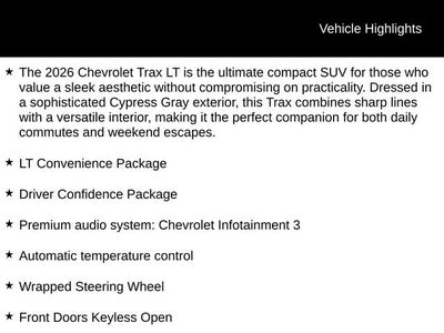 2026 Chevrolet Trax LT
