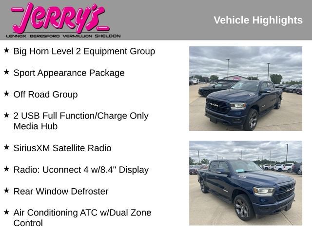 2020 RAM 1500 Big Horn/Lone Star
