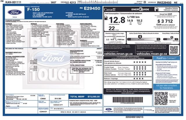 2024 Ford F-150 XLT STANDARD BOX 6.5FT