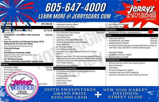 2024 GMC Sierra 3500HD Denali SRW 8 Ft Box Reserve