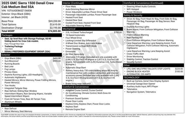 2025 GMC Sierra 1500 Denali