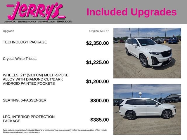 2024 Cadillac XT6 Sport Off Lease Tech Package