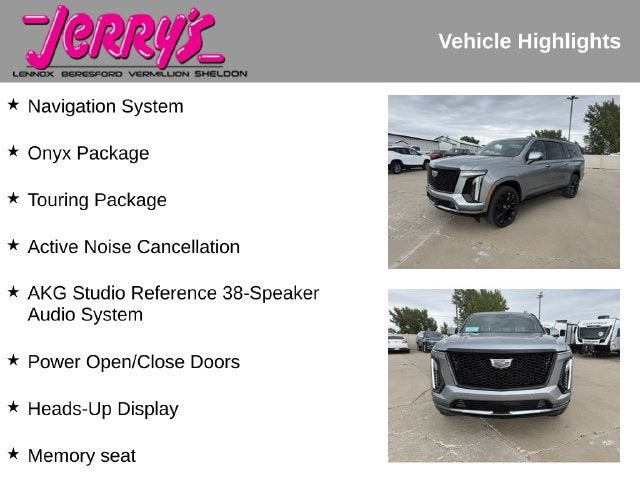 2026 Cadillac Escalade ESV Platinum Edition