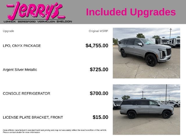2026 Cadillac Escalade ESV Platinum Edition