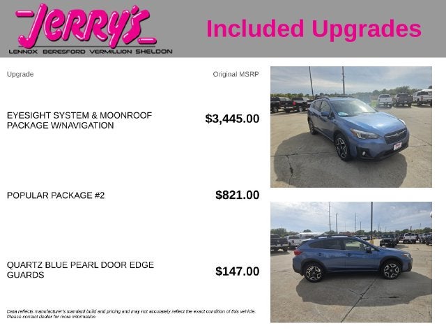 2018 Subaru Crosstrek 2.0i Limited