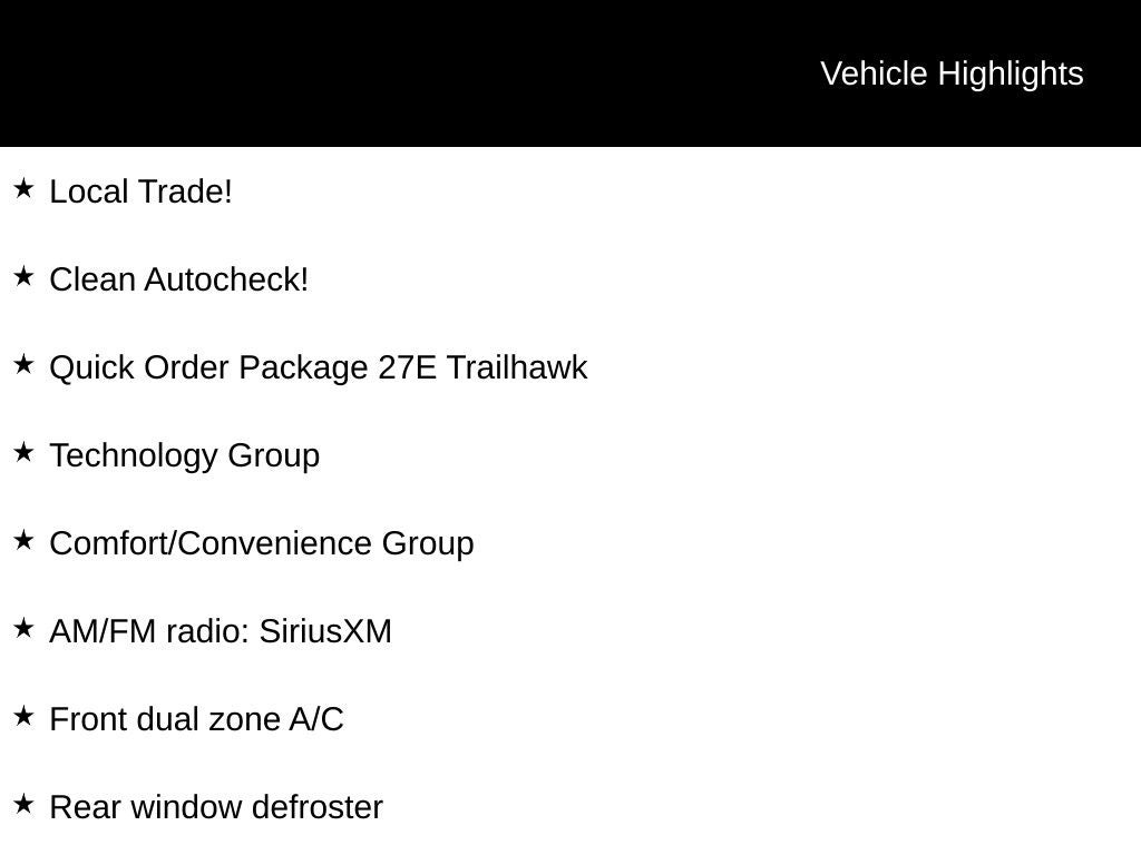2021 Jeep Cherokee Trailhawk