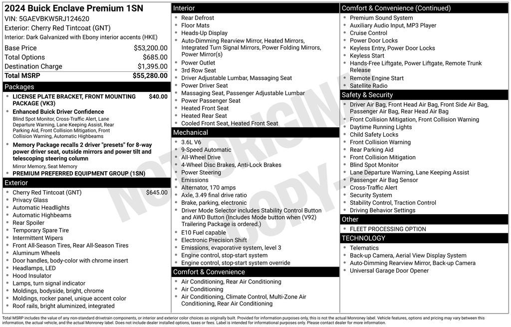 2024 Buick Enclave Premium Group