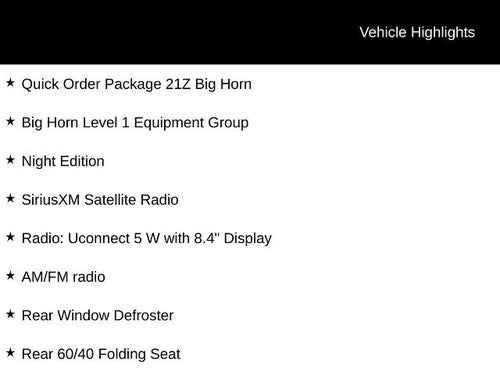 2026 RAM 1500 Big Horn 4x4 Crew Cab 5'7" Box