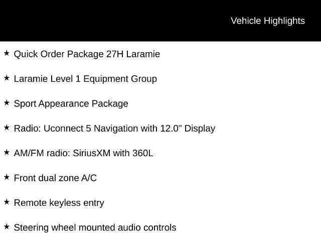 2026 RAM 1500 Laramie 4x4 Crew Cab 5'7" Box