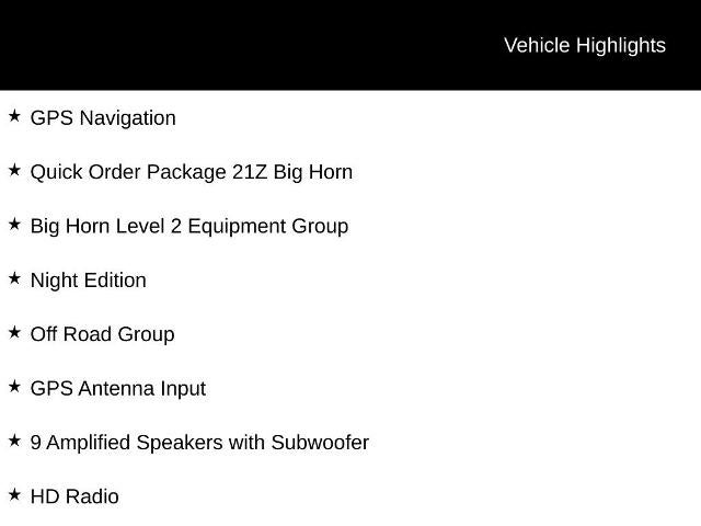 2026 RAM 1500 Big Horn 4x4 Crew Cab 5'7" Box