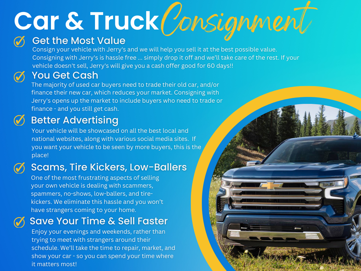 consignment Jerry's Auto Group in Lennox SD